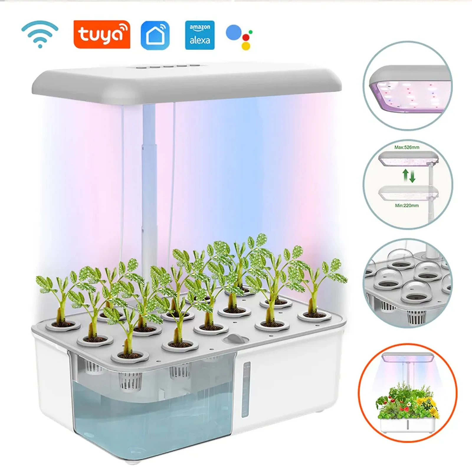 Smart Garden Nursery - Tuya tanaman hidroponik WiFi sistem tumbuh