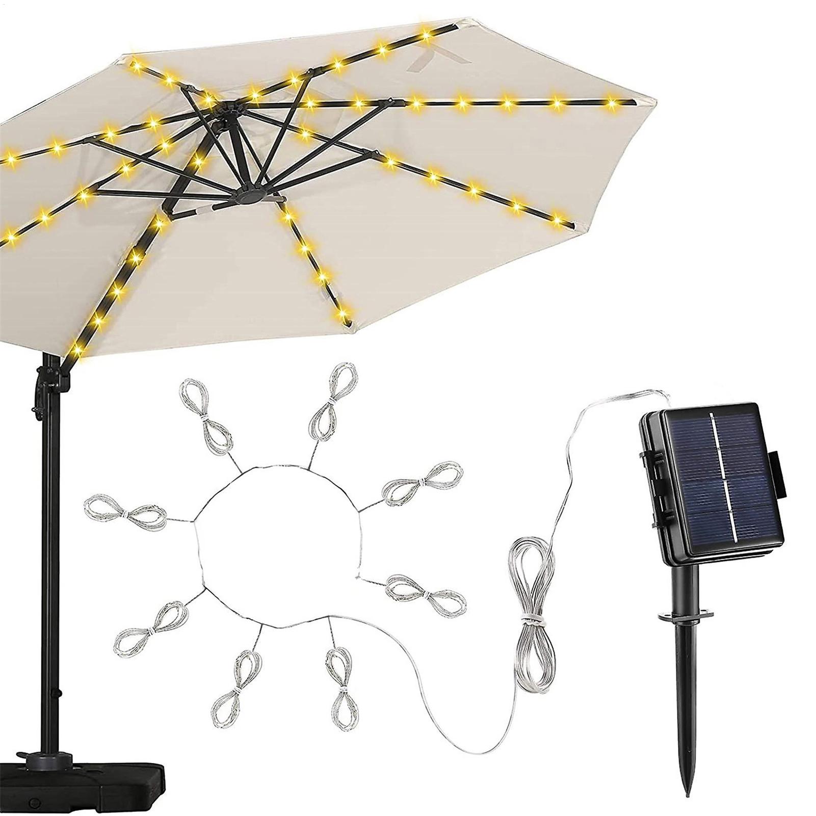 Smart Garden Umbrella - Lampu Payung Taman Tenaga Surya Lampu