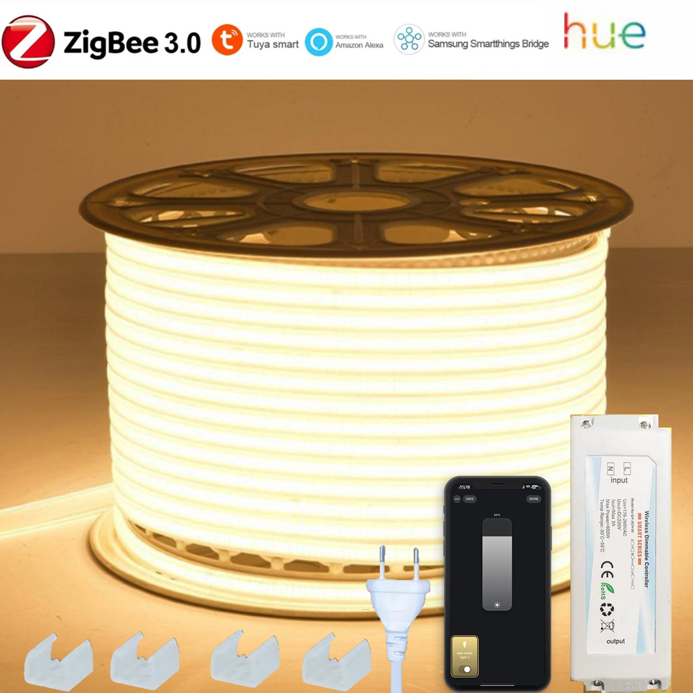EU 220V ZIGBEE 3.0 COB Lampu S - Smart Zigbee Garden Light ulasan dan harga