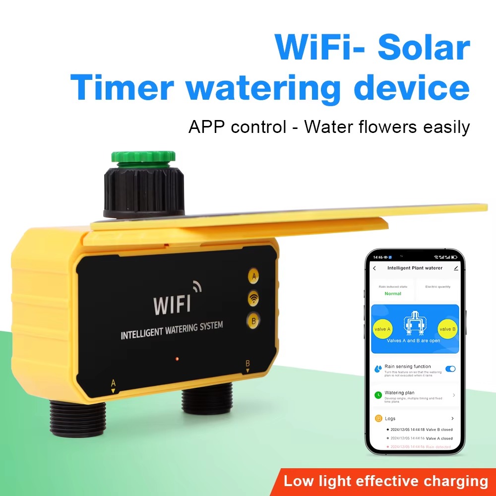 1/2 Outlet WIFI Solar Irrigati - Smart Garden Nursery ulasan dan harga
