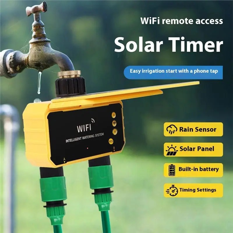 1/2 Outlet WIFI Solar Irrigati - Smart Garden Nursery ulasan dan harga