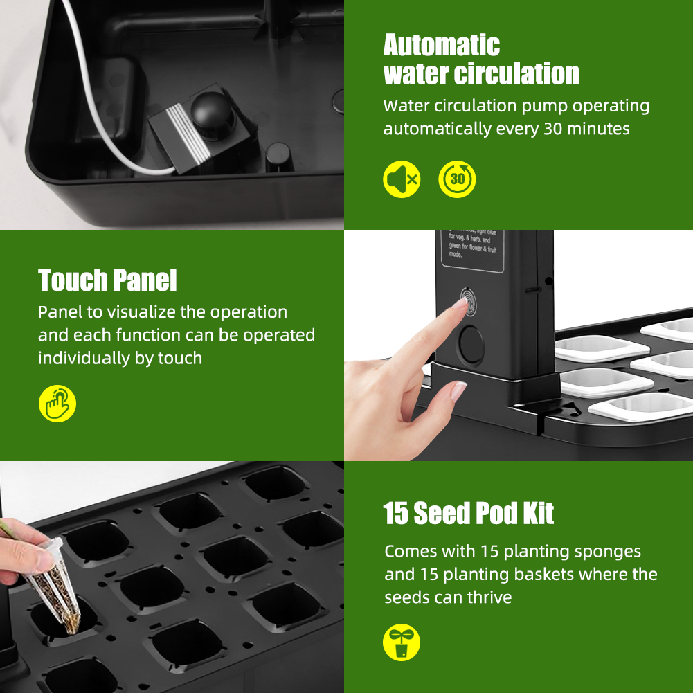 Kit Kebun Hidroponik Dalam Rua - Smart Garden Nursery ulasan dan harga