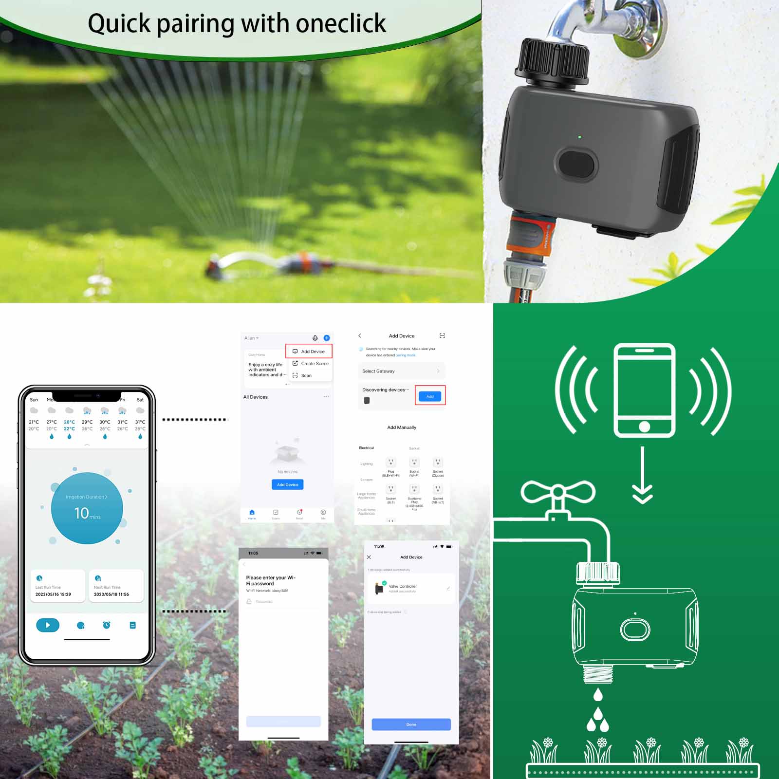 INSOMA Pengatur Waktu Penyiram - Smart Garden Watering Can ulasan dan harga