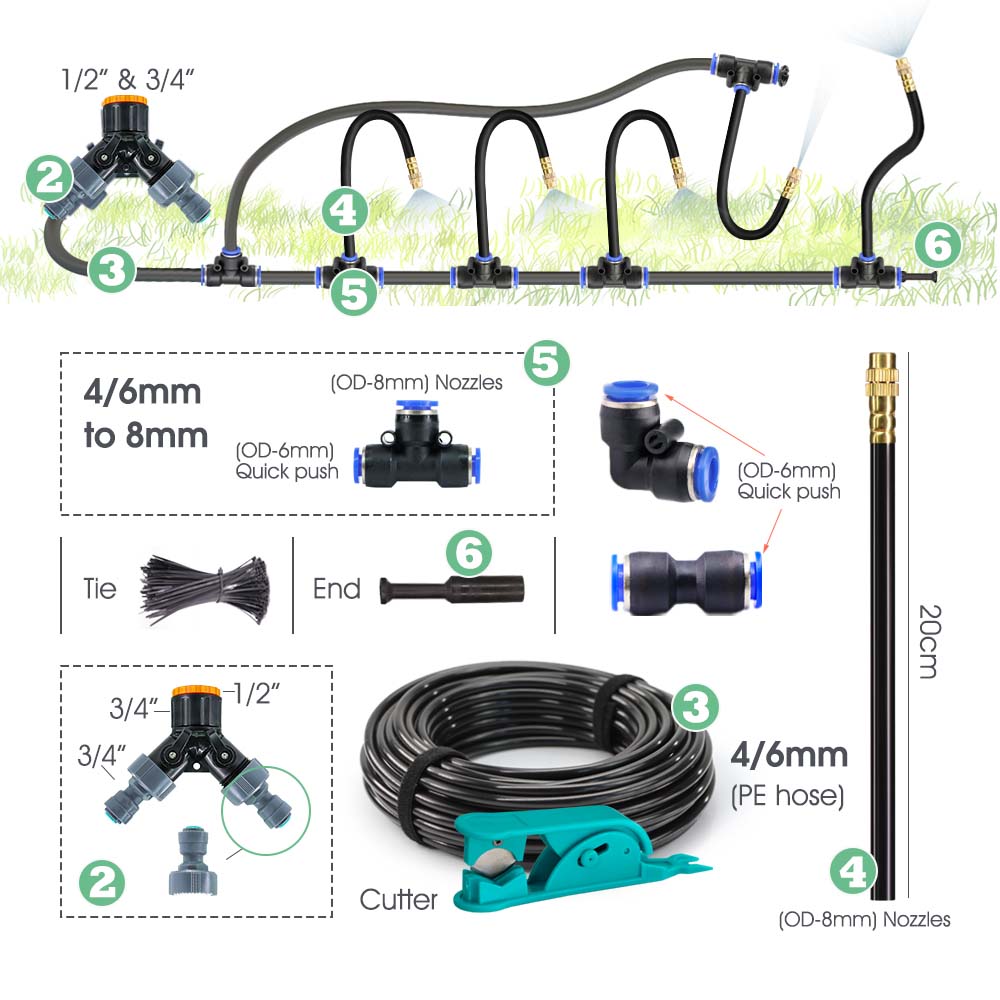 Set Irigasi Pengatur Waktu Sal - Smart Garden Nursery ulasan dan harga