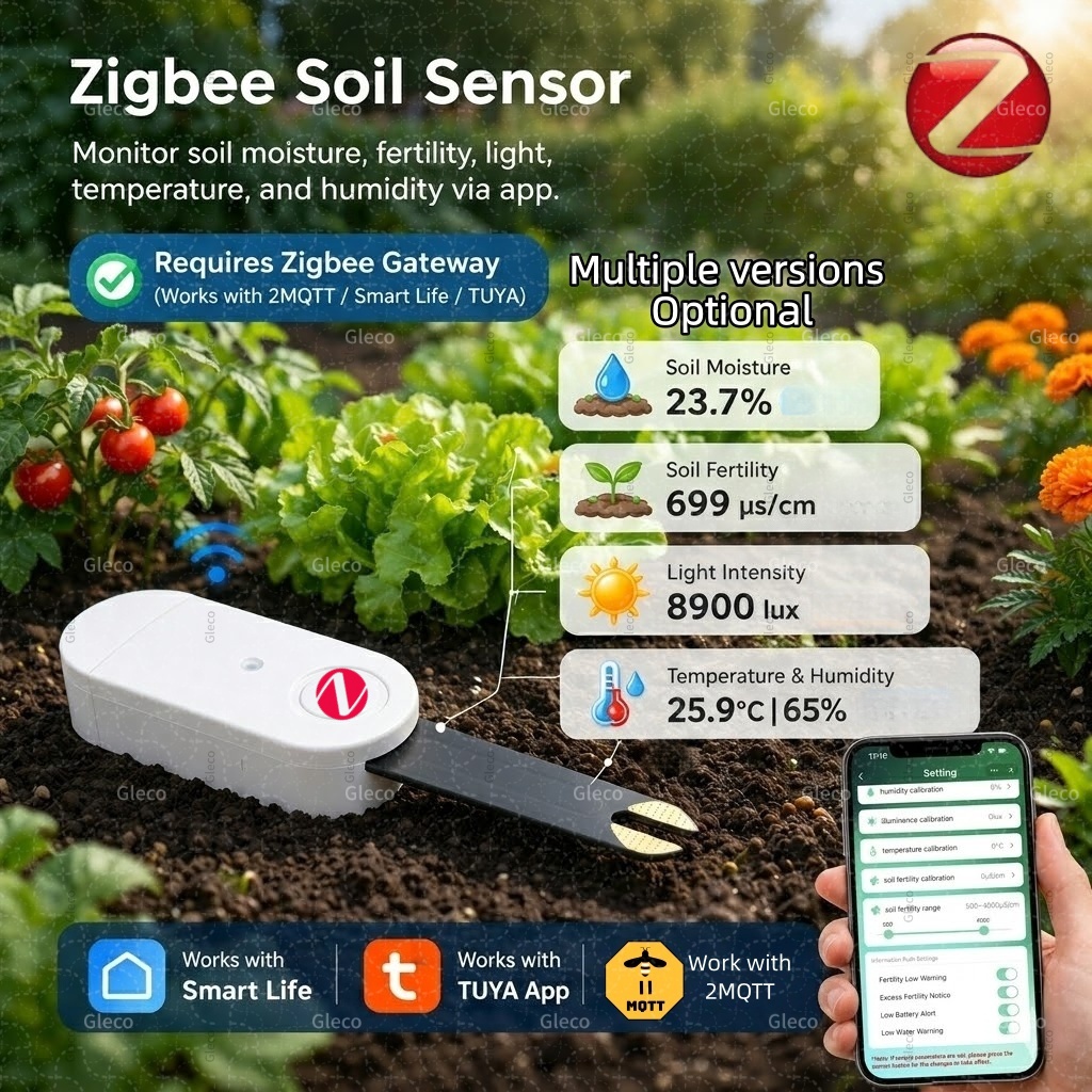 Sensor Kelembapan Tanah Zigbee - Smart Zigbee Garden Light ulasan dan harga