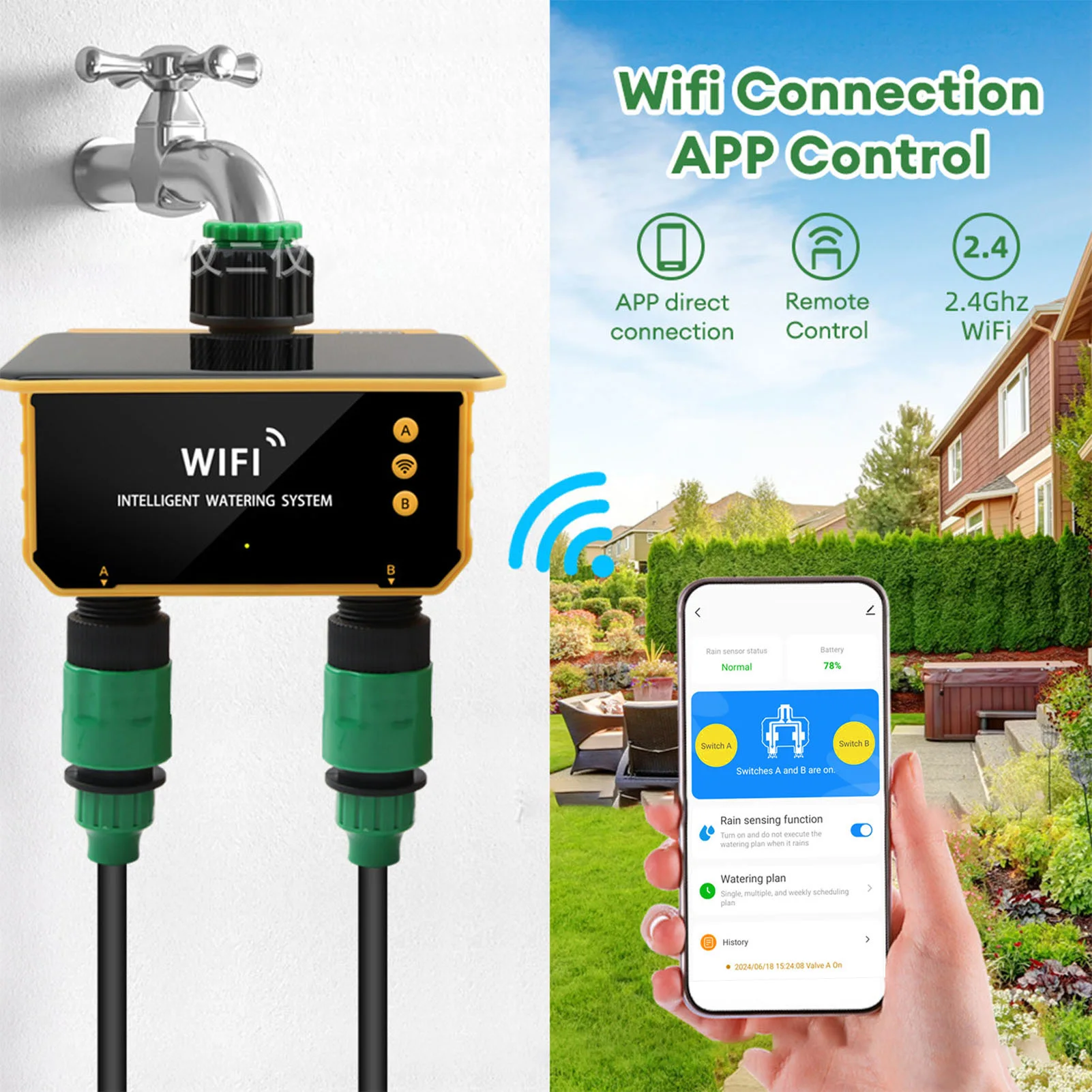 Timer Irigasi Cerdas WiFi Tena - Gardena Smart Irrigation Control ulasan dan harga