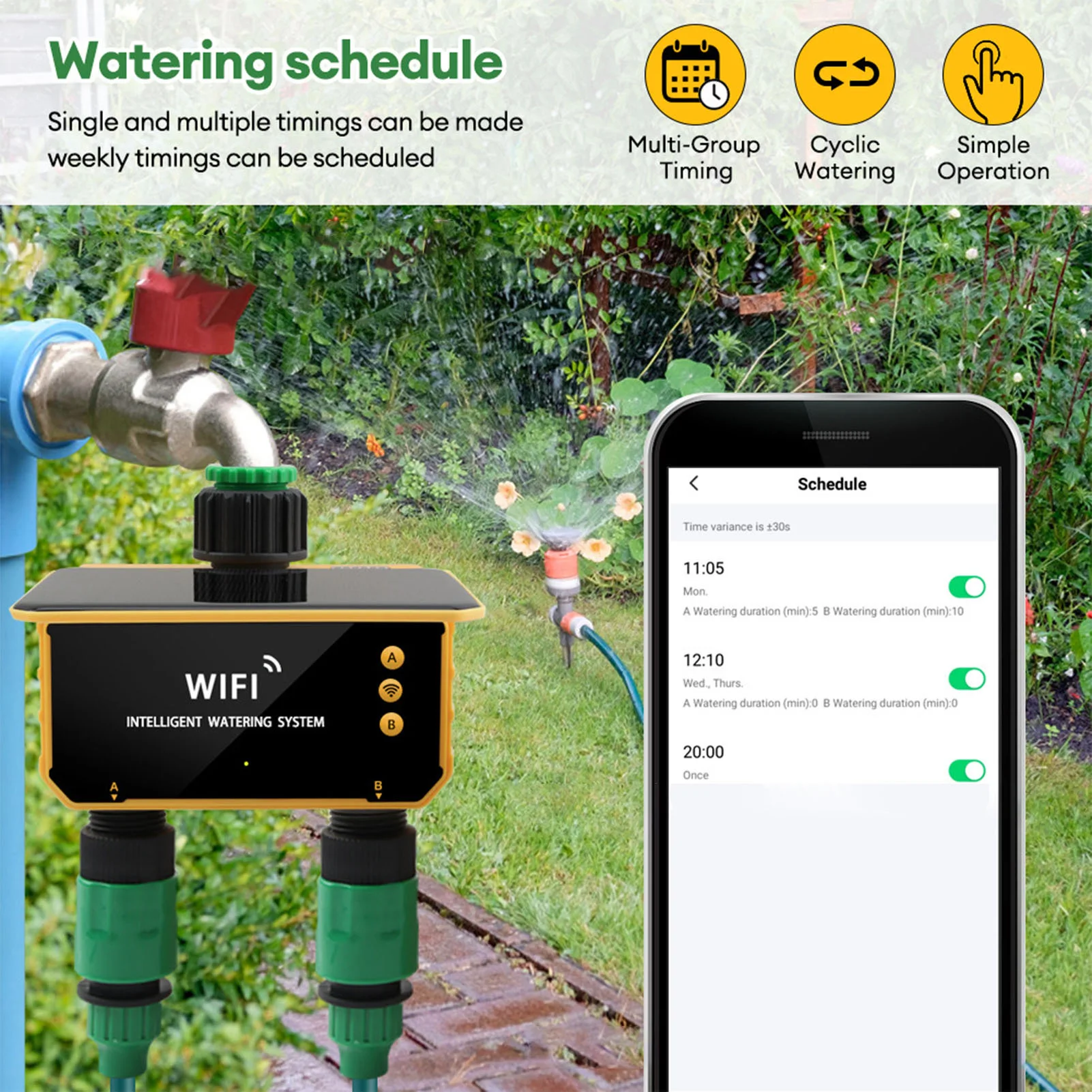 Timer Irigasi Cerdas WiFi Tena - Gardena Smart Irrigation Control ulasan dan harga